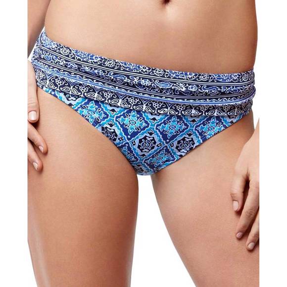 NEW TOMMY BAHAMA high waist sash tankini bottom in tika tiles - Picture 1 of 2